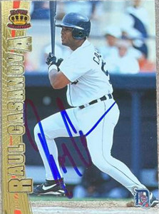 Raul Casanova Autographed 1997 Pacific Crown Collection #85