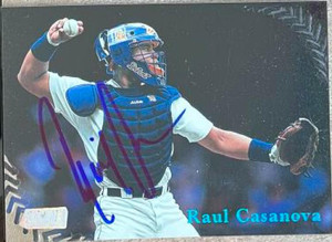 Raul Casanova Autographed 1998 Stadium Club #70