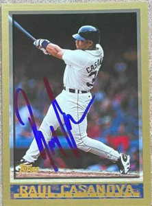 Raul Casanova Autographed 1998 Topps #207