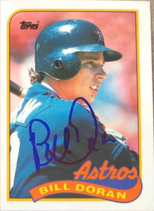 Bill Doran Autographed 1989 Topps Tiffany #226