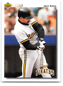 1992 Stadium Club #24 Jeff King VG Pittsburgh Pirates - Under the Radar  Sports