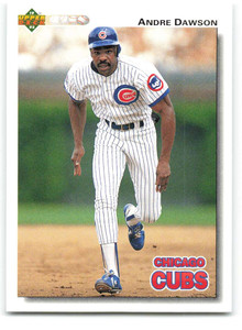1992 Upper Deck #124 Andre Dawson VG Chicago Cubs 