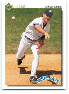1992 Upper Deck #136 Dave Stieb VG Toronto Blue Jays 