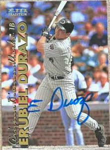 Erubiel Durazo Autographed 1999 Fleer Tradition Update #U-7