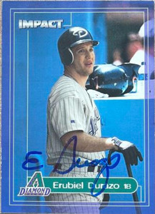 Erubiel Durazo Autographed 2000 Fleer Impact #40