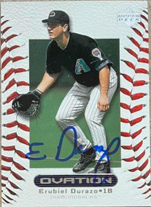 Erubiel Durazo Autographed 2000 Upper Deck Ovation #19