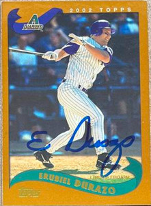 Erubiel Durazo Autographed 2002 Topps #432 Erubiel Durazo Autographed 2002 Topps #432