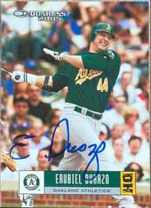SOLD 132902 Erubiel Durazo Autographed 2005 Donruss #285