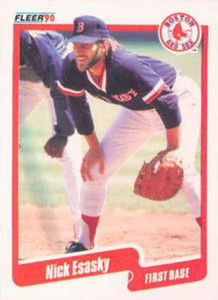 1990 Fleer #273 Nick Esasky VG Boston Red Sox 