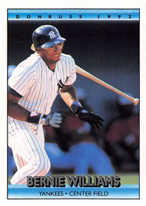 1992 Stadium Club Bernie Williams New York Yankees #260