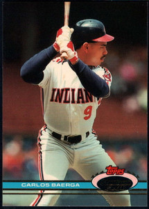 CARLOS BAERGA CLEVELAND INDIANS #69 - BOWMAN NM-MT 1991