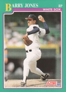  1990 Score Baseball #152 Barry Jones Chicago White Sox