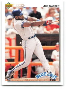 Joe Carter Signed Toronto Blue Jays 1992 Score Baseball Card