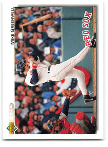 1992 Donruss #523 Mike Greenwell VG Boston Red Sox - Under the