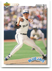 1992 Upper Deck #302 Jimmy Key VG Toronto Blue Jays 