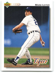 1992 Upper Deck #319 Mark Leiter VG Detroit Tigers 