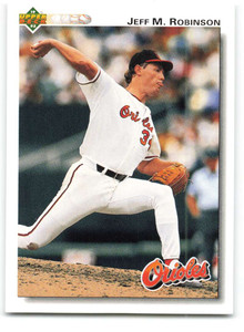1992 Upper Deck #320 Jeff Robinson VG Baltimore Orioles 