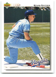 1992 Upper Deck #327 Kevin Seitzer VG Kansas City Royals 
