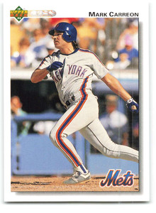 1992 Upper Deck #398 Mark Carreon VG New York Mets 