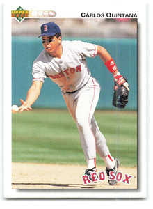 1992 Upper Deck #421 Carlos Quintana VG Boston Red Sox 