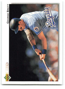 1992 Upper Deck #444 George Brett VG Kansas City Royals 