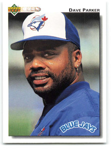 1992 Upper Deck #522 Dave Parker VG Toronto Blue Jays 
