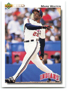 1992 Upper Deck #524 Mark Whiten VG Cleveland Indians 