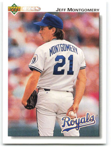 1992 Upper Deck #627 Jeff Montgomery VG Kansas City Royals 