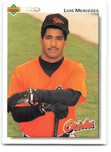 1992 Upper Deck #652 Luis Mercedes VG Baltimore Orioles 