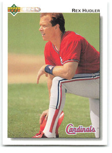 1992 Upper Deck #670 Rex Hudler VG St. Louis Cardinals 