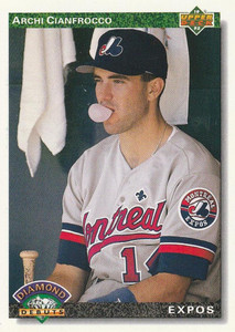1992 Upper Deck #772 Archi Cianfrocco VG RC Rookie Montreal Expos 