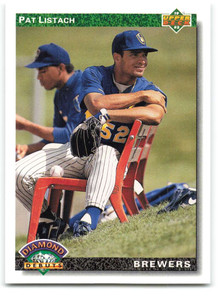 1992 Upper Deck #775 Pat Listach VG RC Rookie Milwaukee Brewers 