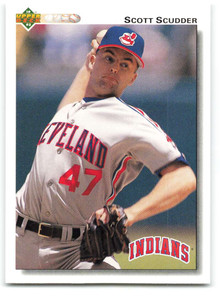 1992 Upper Deck #787 Scott Scudder VG Cleveland Indians 