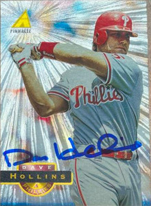 Dave Hollins Autographed 1994 Pinnacle Museum Collection #121