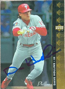 Dave Hollins Autographed 1994 SP #136