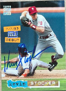 Kevin Stocker Autographed 1994 Stadium Club Golden Rainbow #444