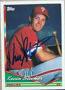 Kevin Stocker Autographed 1994 Topps #57