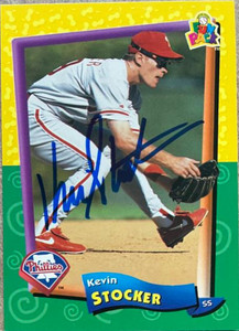Kevin Stocker Autographed 1994 Upper Deck Fun Pack #174