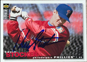 Kevin Stocker Autographed 1995 Collector's Choice #363