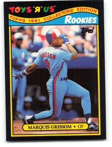 1991 Topps Toys R Us Rookies #9 Marquis Grissom NM_MT Montreal Expos 