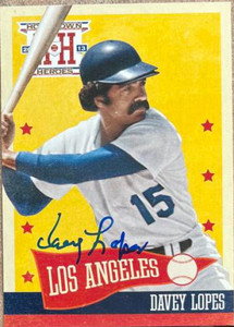 Davey Lopes Autographed 2013 Panini Hometown Heroes #232