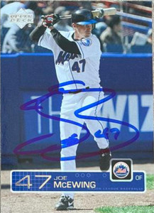 Joe McEwing Autographed 2003 Upper Deck #431