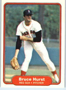 1982 Fleer #297 Bruce Hurst VG Boston Red Sox 