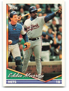 1994 Topps #65 Eddie Murray VG New York Mets 