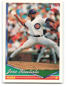 1994 Topps #92 Jose Bautista VG Chicago Cubs 
