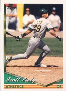 1994 Topps #160 Scott Lydy VG Oakland Athletics 