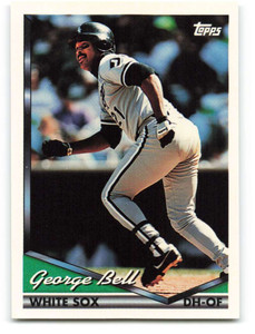 1994 Topps #214 George Bell VG Chicago White Sox 