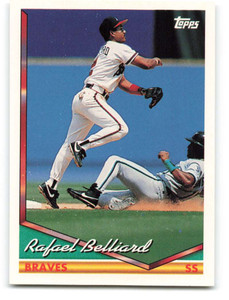 1994 Topps #261 Rafael Belliard VG Atlanta Braves 