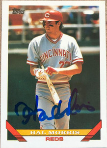 Hal Morris Autographed 1993 Topps #546
