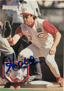 Hal Morris Autographed 1995 Donruss #234 Cincinnati Reds Card